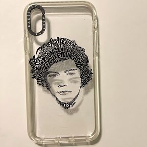 Clear Casetify Harry Styles iPhone XR case